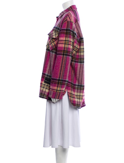 We11Done Wool Plaid Print Jacket