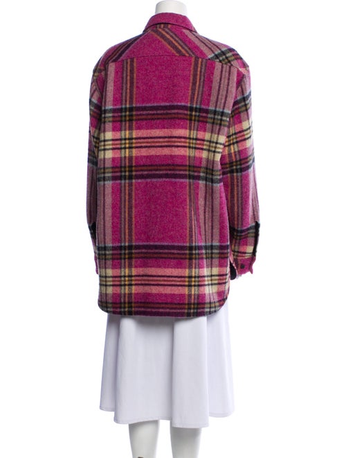 We11Done Wool Plaid Print Jacket