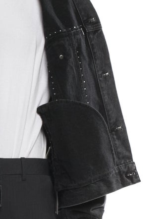 We11Done Graphic Print Denim Jacket