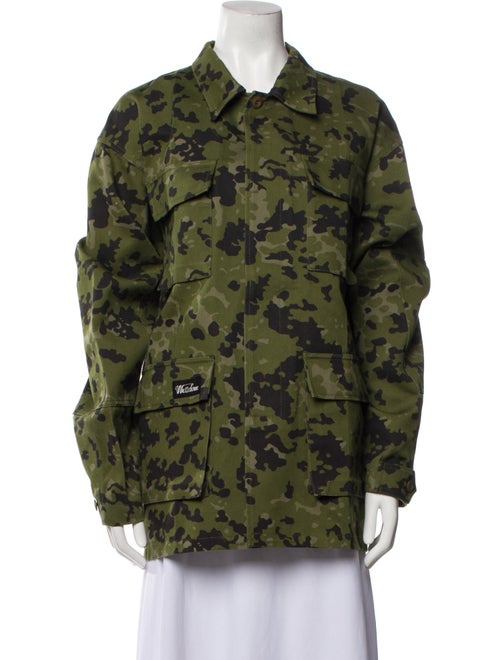 We11Done Camouflage Print Utility Jacket