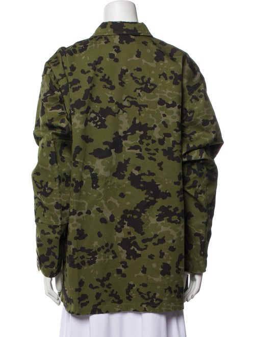 We11Done Camouflage Print Utility Jacket