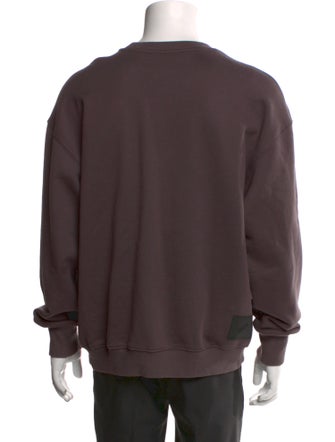 We11Done Graphic Print Crew Neck Pullover