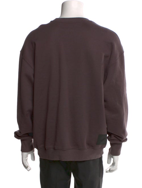 We11Done Graphic Print Crew Neck Pullover