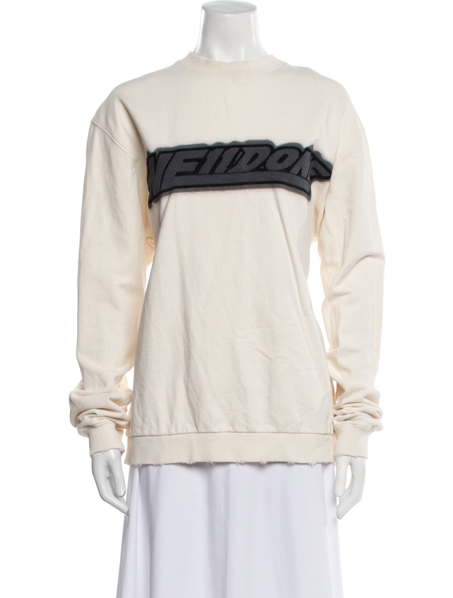 We11Done Crew Neck Long Sleeve Sweatshirt