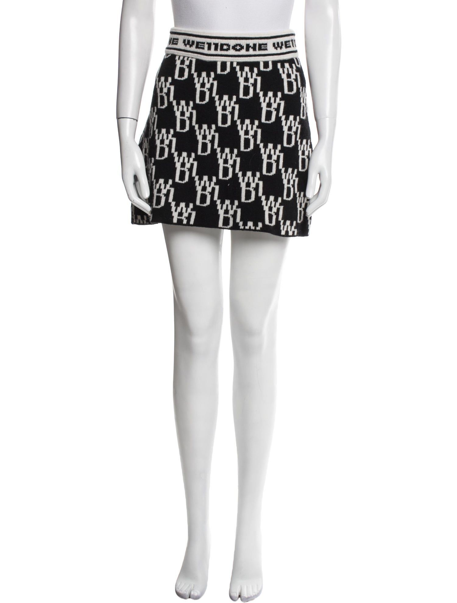 We11Done Wool Mini Skirt