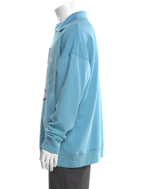 We11Done Graphic Print Crew Neck Sweatshirt