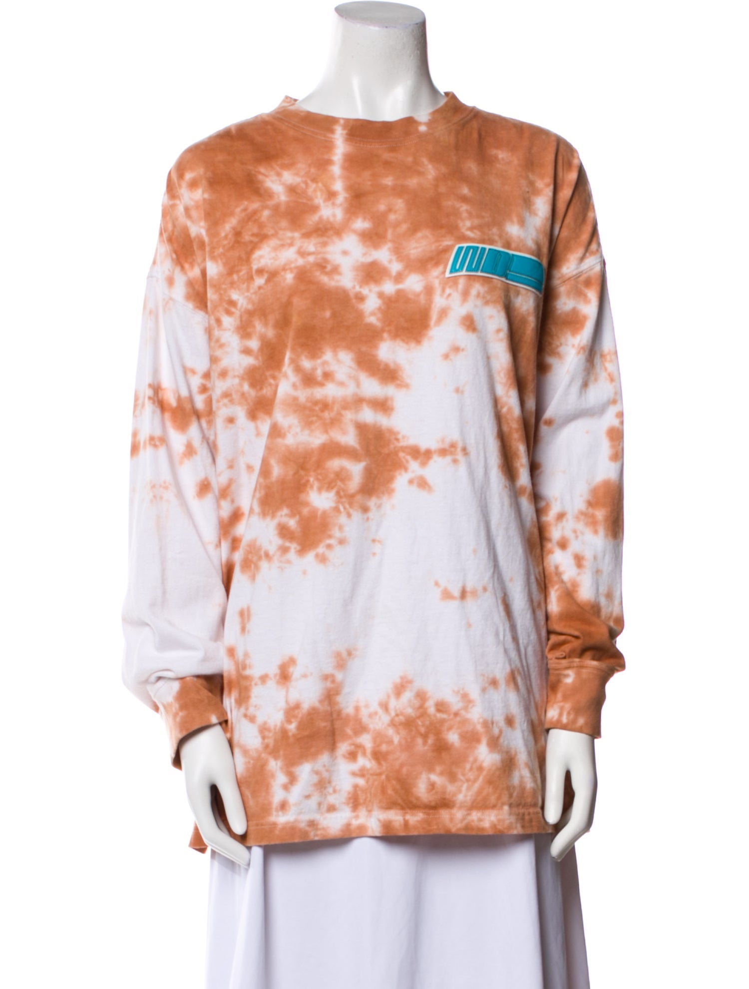 We11Done Tie-Dye Print Crew Neck Blouse