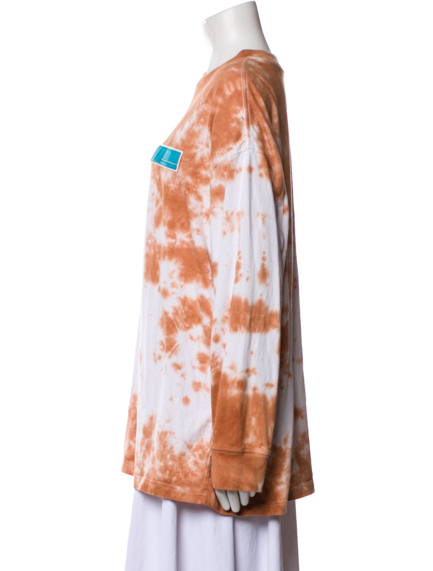 We11Done Tie-Dye Print Crew Neck Blouse