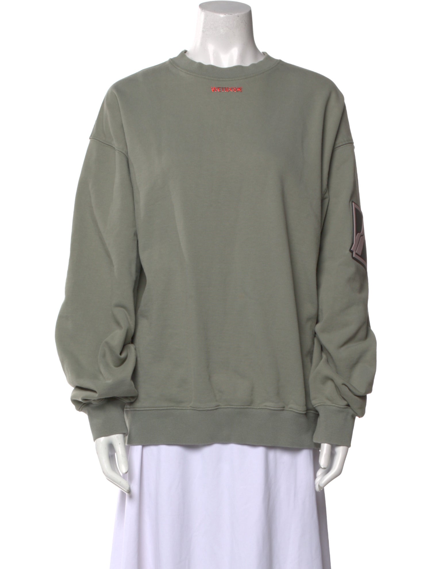 We11Done Crew Neck Long Sleeve Sweatshirt