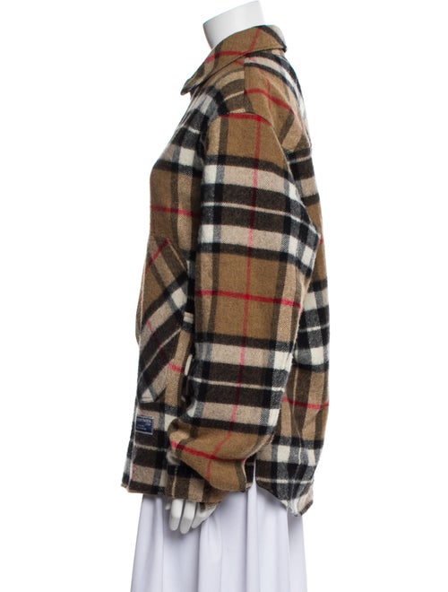 We11Done Wool Plaid Print Jacket