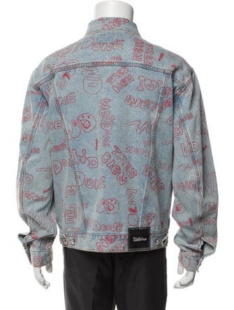 We11Done Printed Trucker Jacket