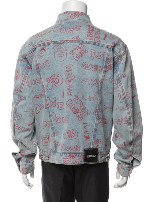 We11Done Printed Trucker Jacket