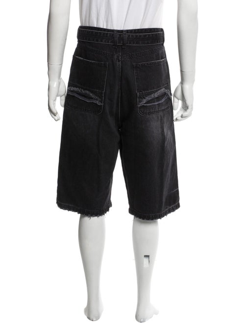 We11Done Tie-Dye Print Flat Front Shorts