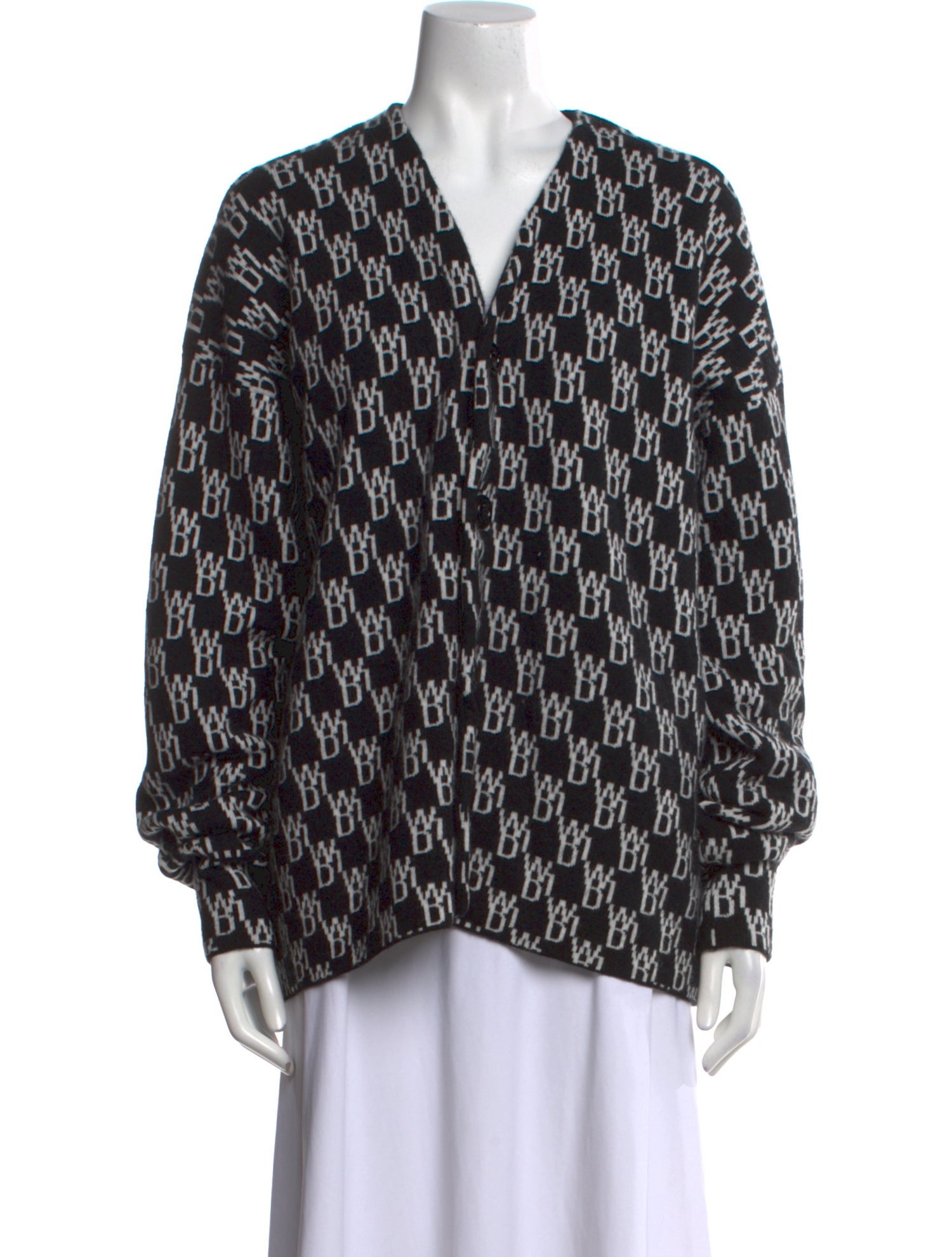 We11Done Wool Printed Sweater