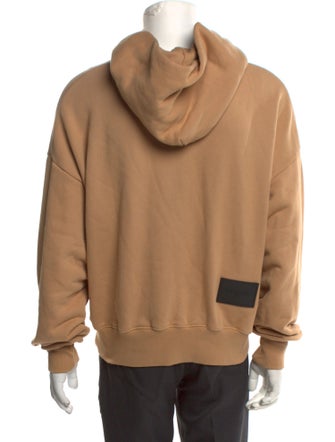 We11Done Graphic Print Mock Neck Hoodie