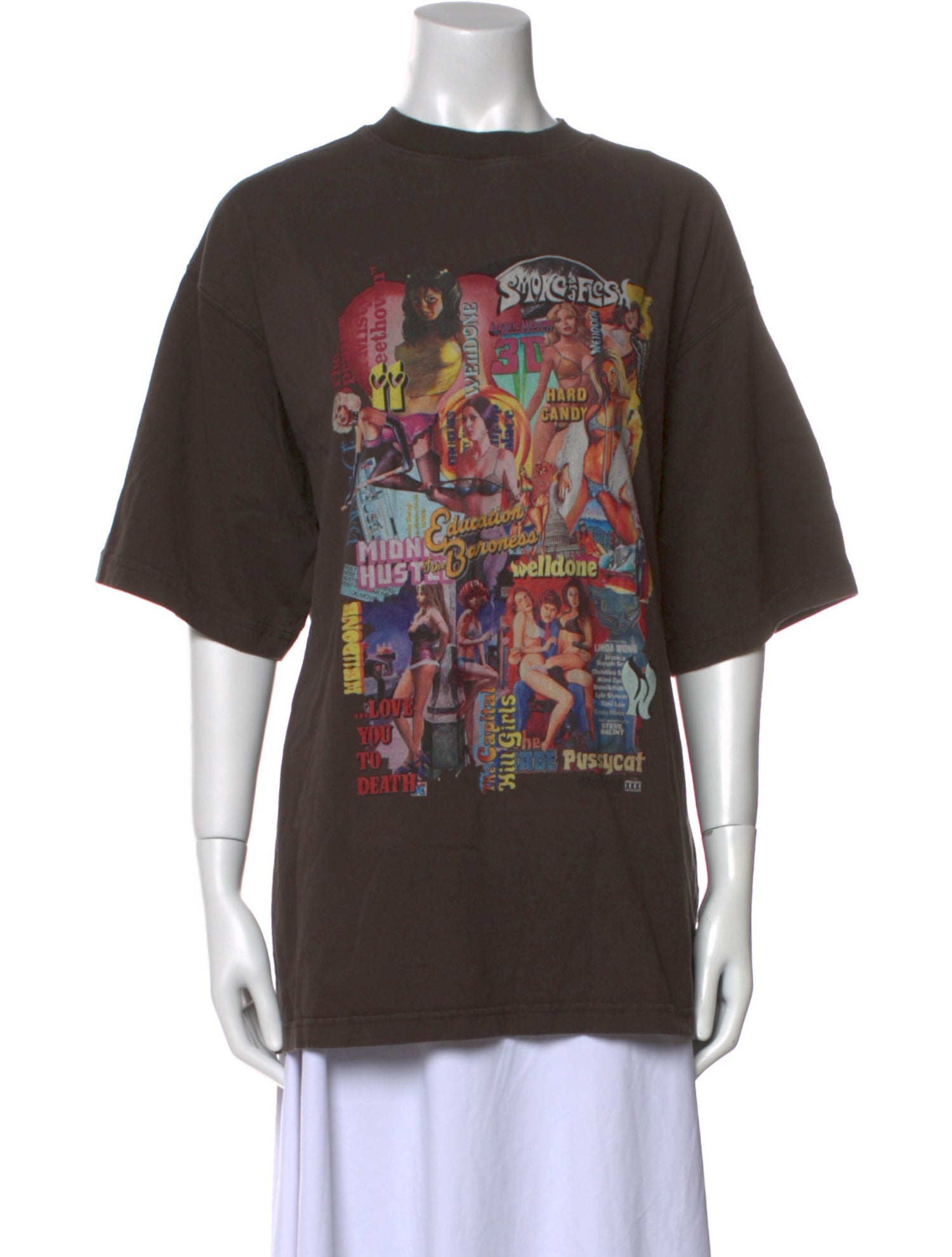 We11Done Graphic Print Crew Neck T-Shirt