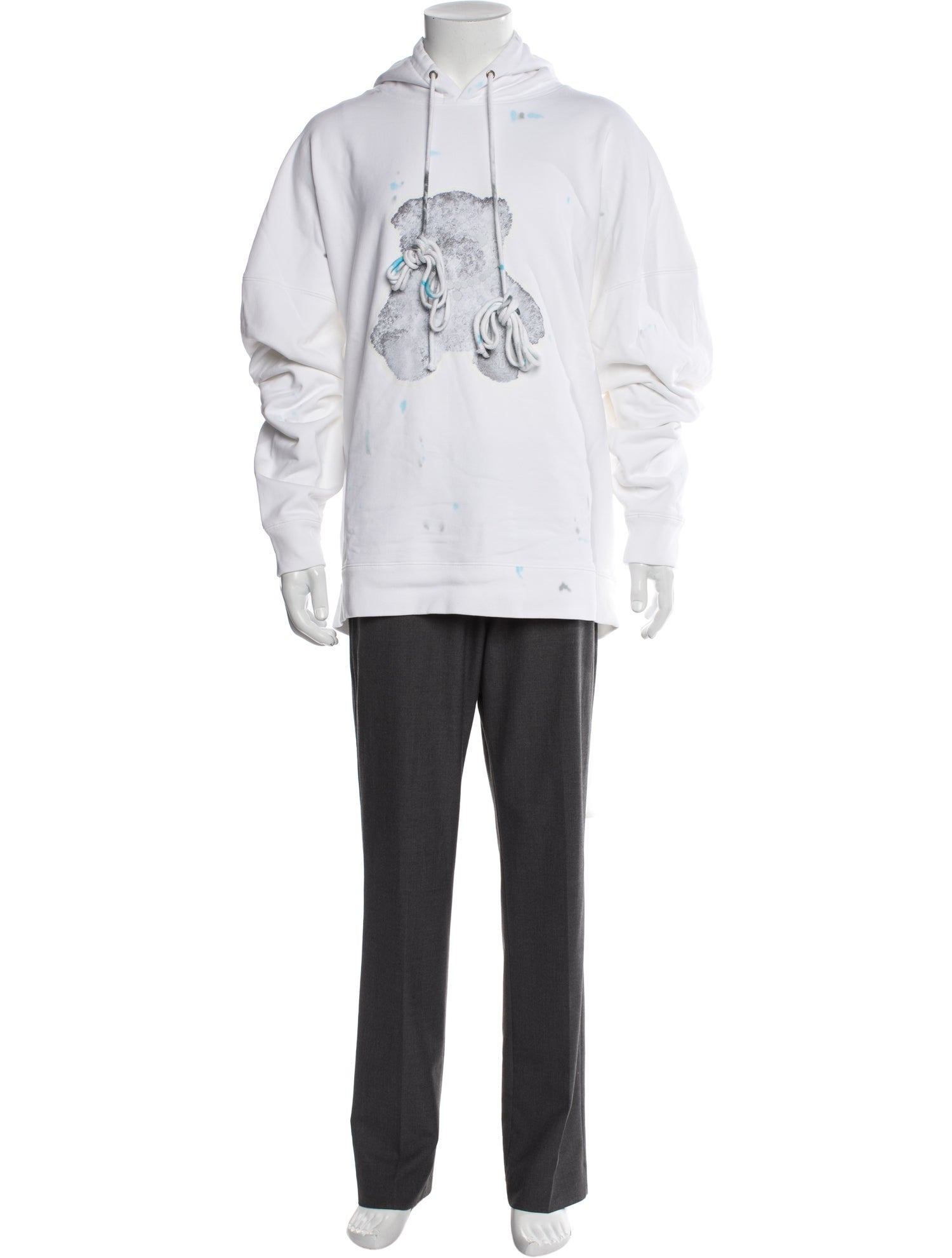 We11Done Graphic Print Crew Neck Hoodie w/ Tags