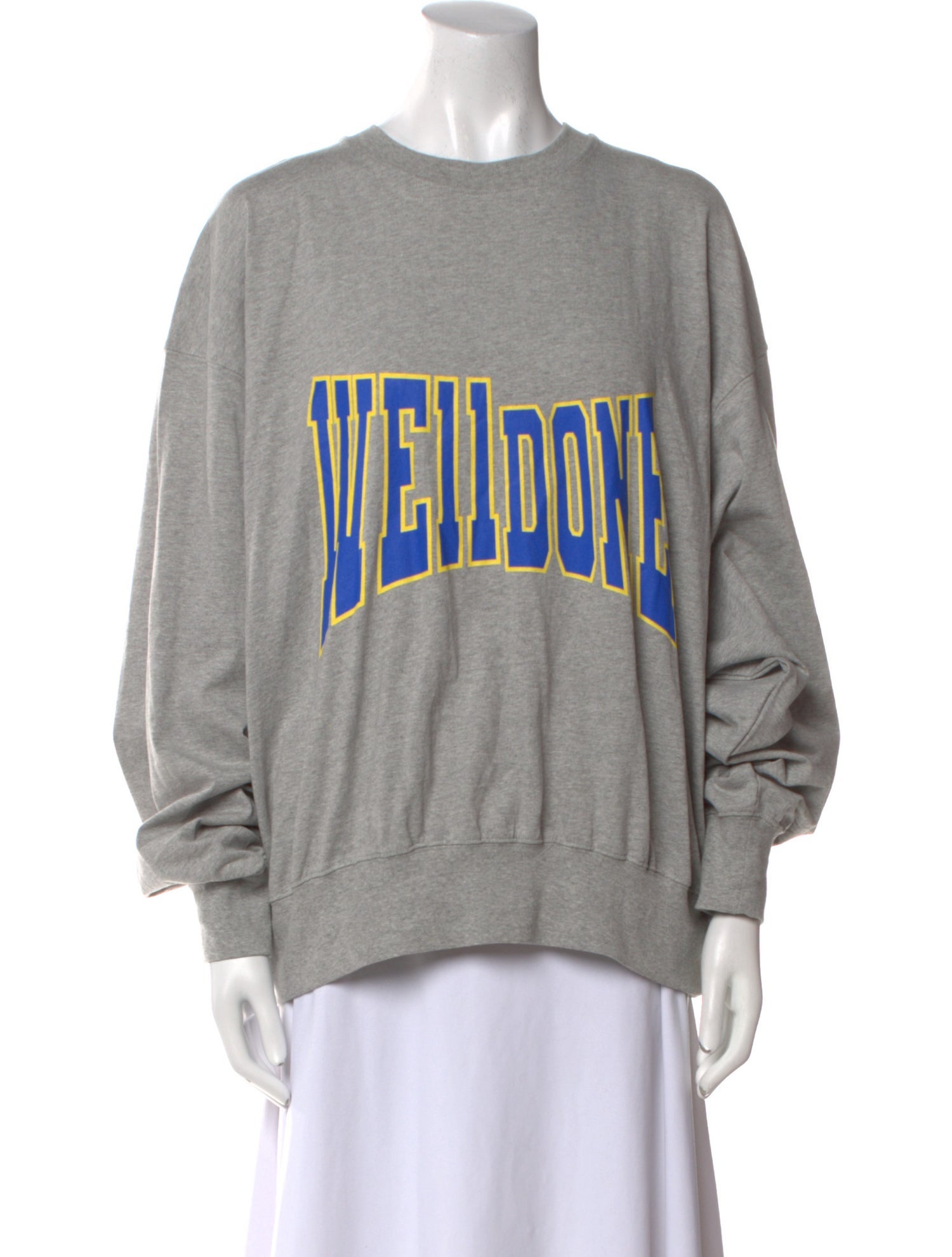 We11Done Graphic Print Crew Neck Sweatshirt w/ Tags