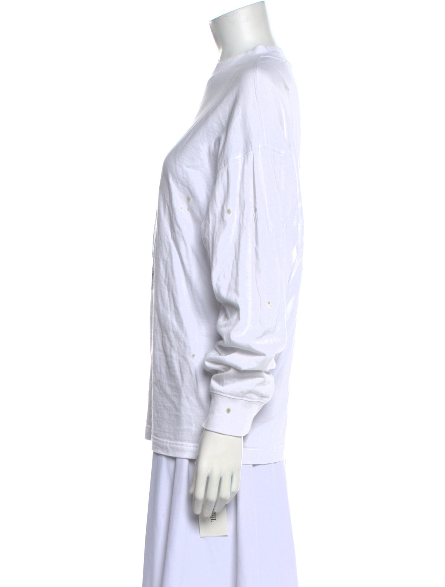 We11Done Graphic Print Crew Neck Sweatshirt