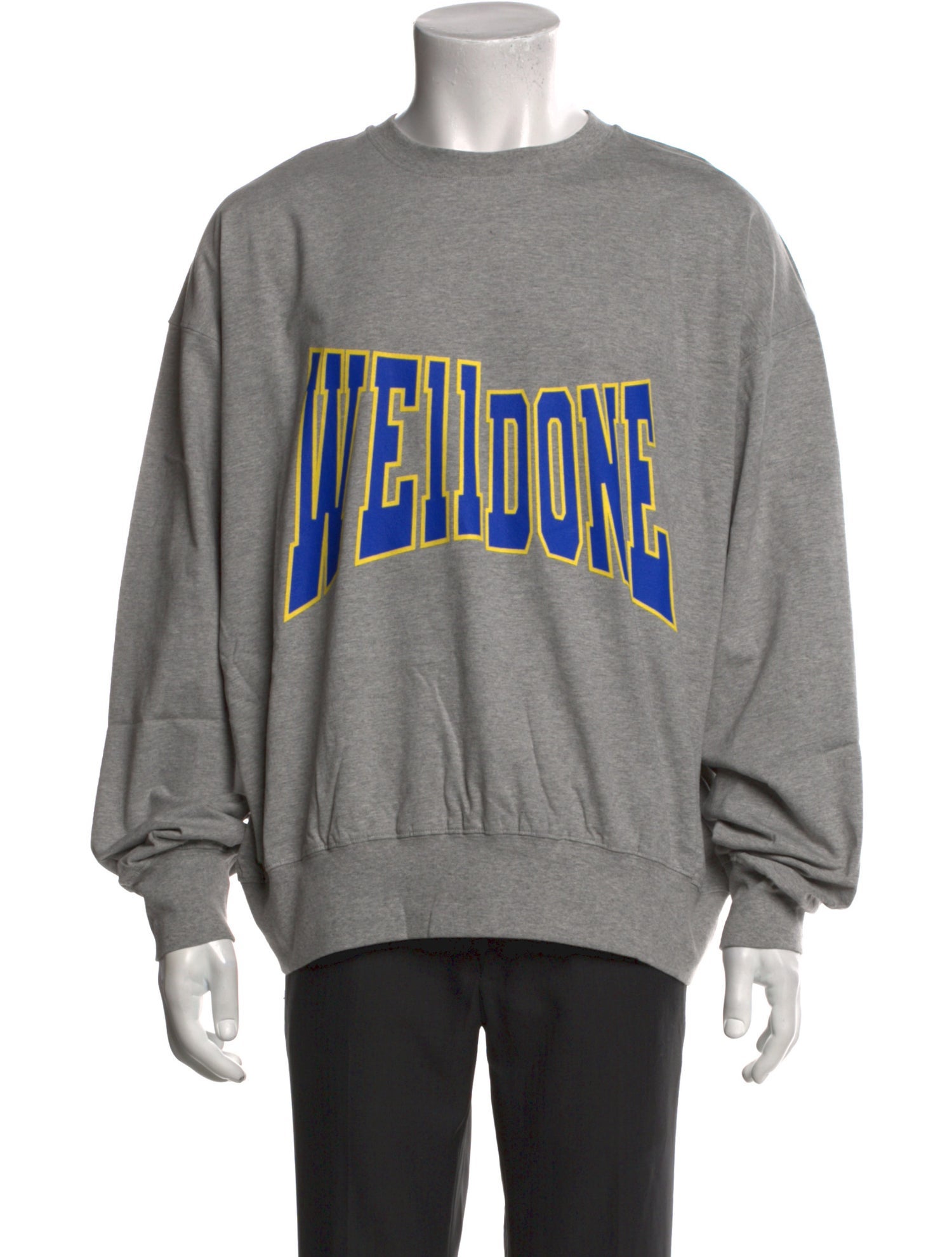 We11Done Graphic Print Crew Neck Sweatshirt w/ Tags