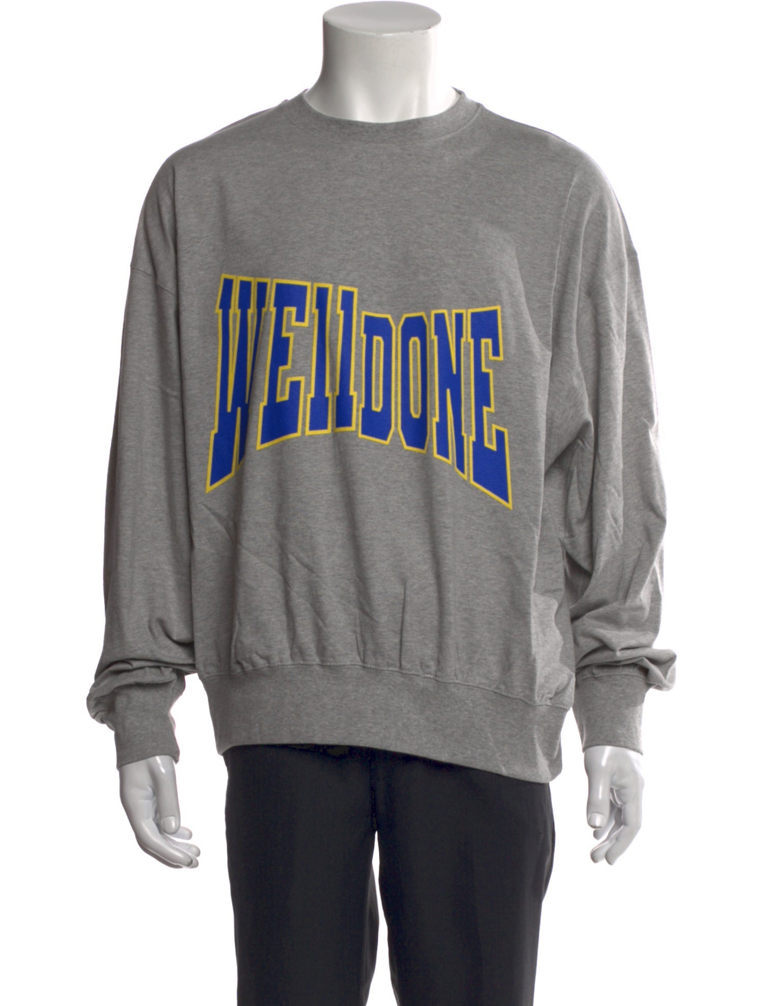 We11Done Graphic Print Crew Neck Sweatshirt w/ Tags