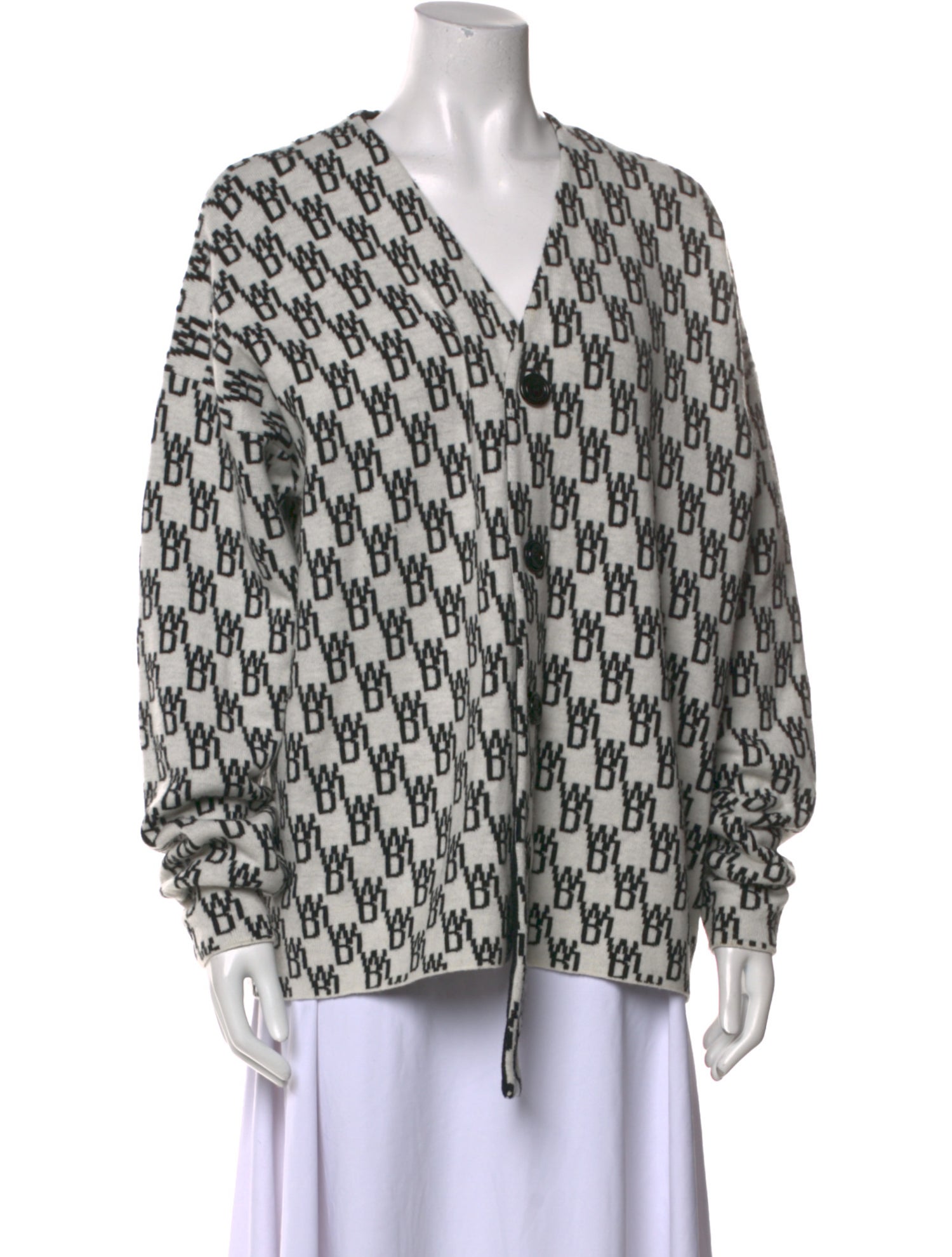 We11Done Wool Printed Sweater