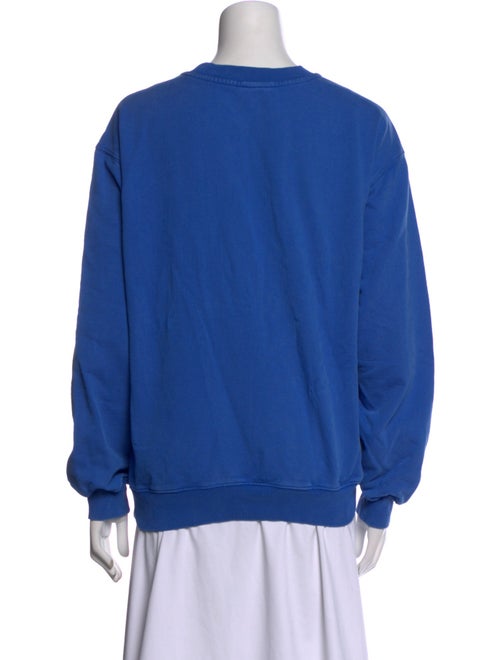 We11Done Graphic Print Crew Neck Sweatshirt