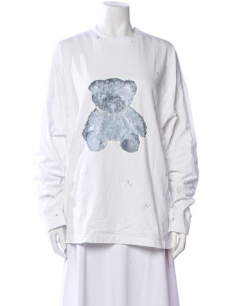 We11Done Crew Neck Long Sleeve Sweatshirt