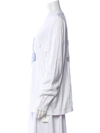 We11Done Crew Neck Long Sleeve Sweatshirt