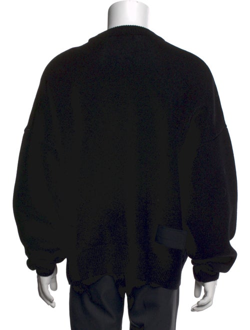 We11Done Graphic Print Crew Neck Pullover