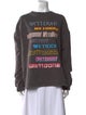 We11Done Graphic Print Crew Neck Sweatshirt