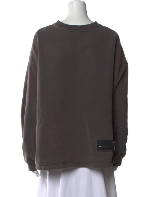 We11Done Graphic Print Crew Neck Sweatshirt