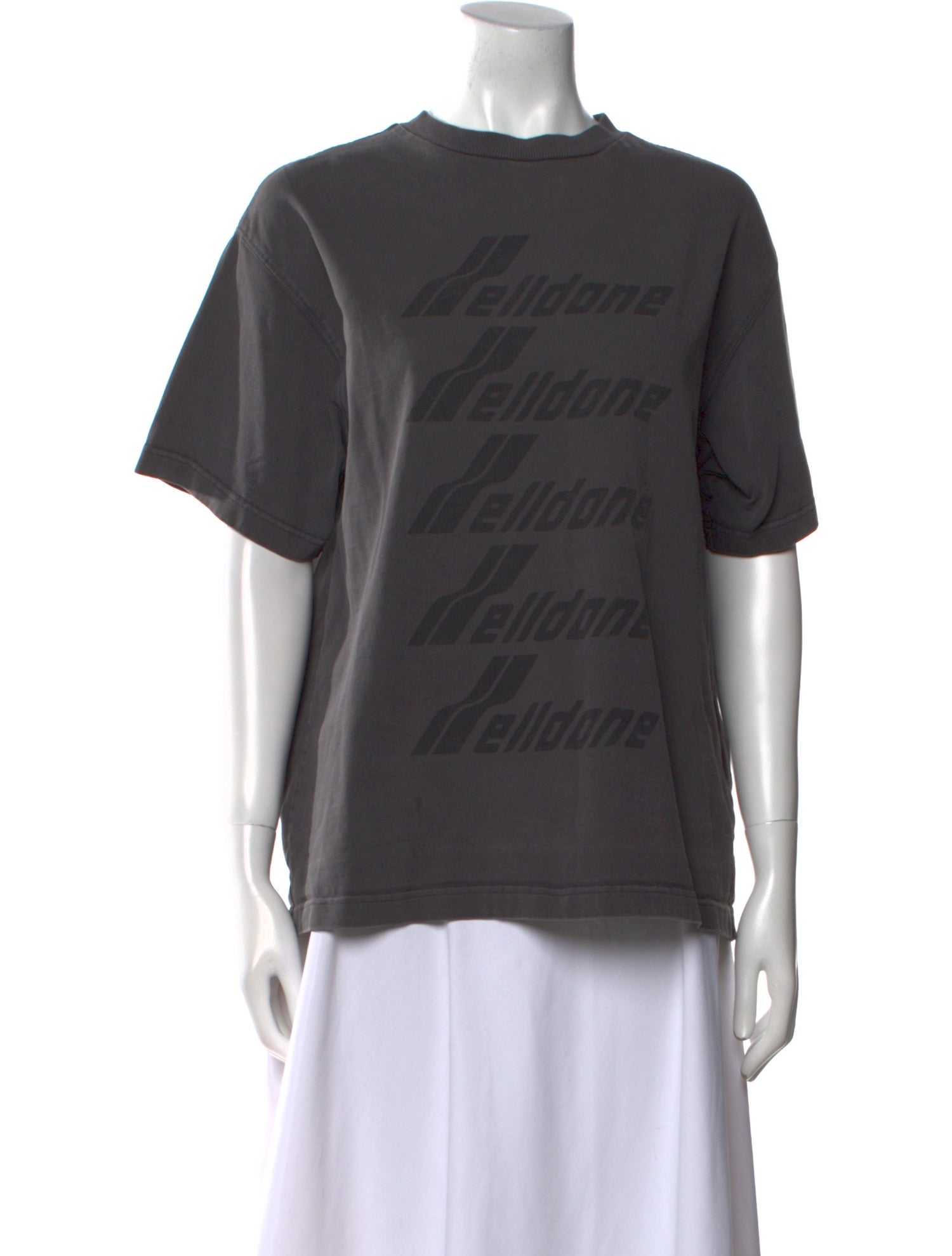 We11Done Graphic Print Crew Neck T-Shirt