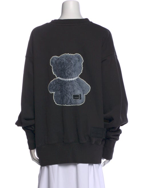 We11Done Graphic Print Crew Neck Sweatshirt