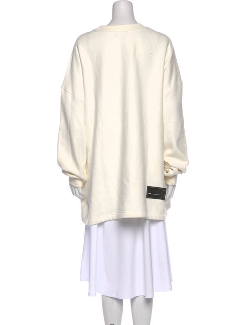 We11Done Graphic Print Crew Neck Sweatshirt