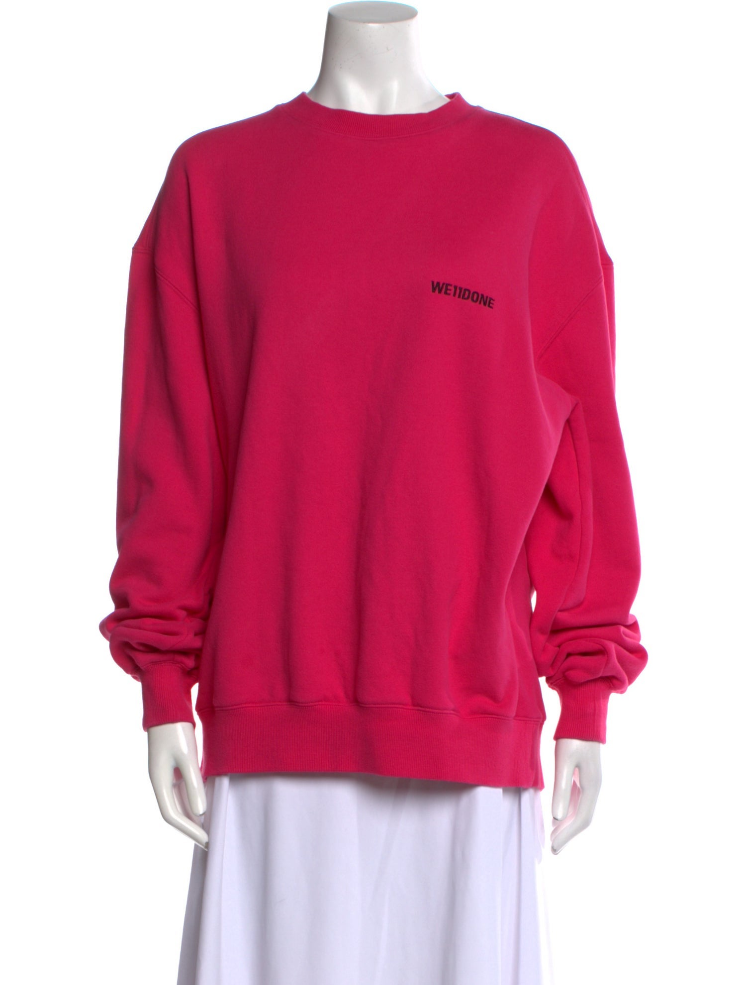 We11Done Crew Neck Long Sleeve Sweatshirt