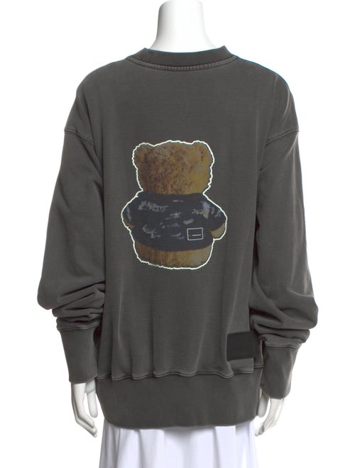 We11Done Graphic Print Crew Neck Sweatshirt