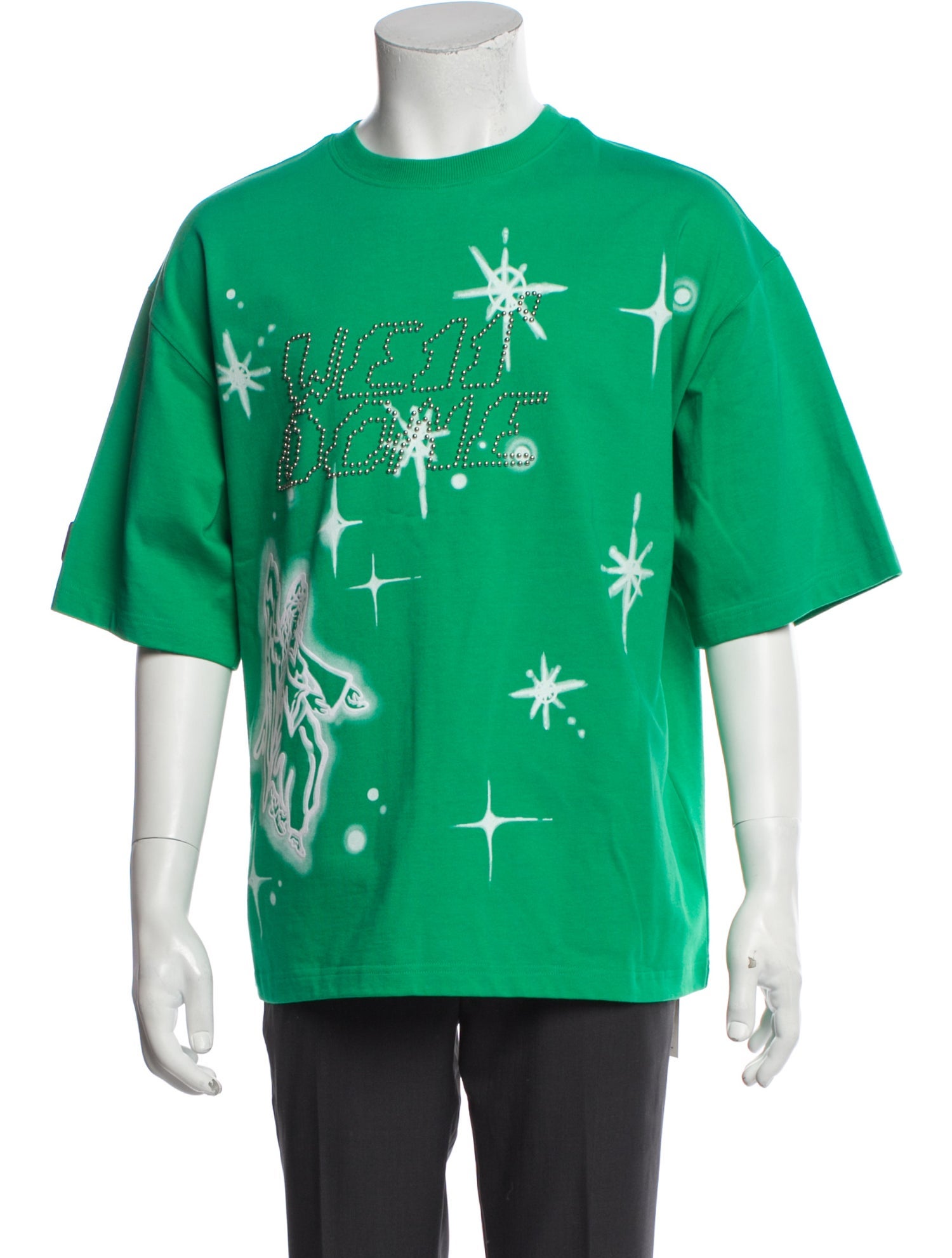 We11Done Graphic Print Crew Neck T-Shirt w/ Tags