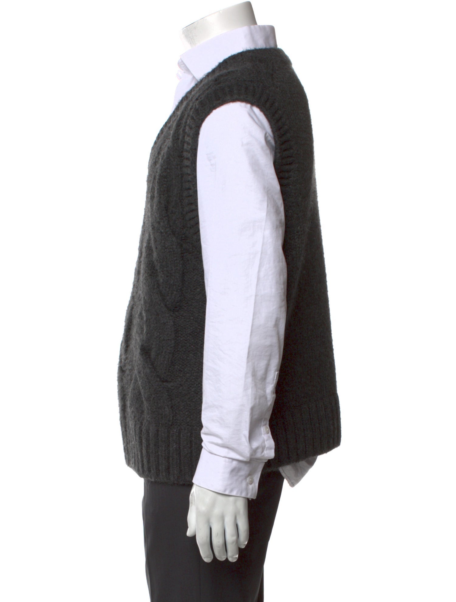 We11Done V-Neck Sleeveless Sweater Vest