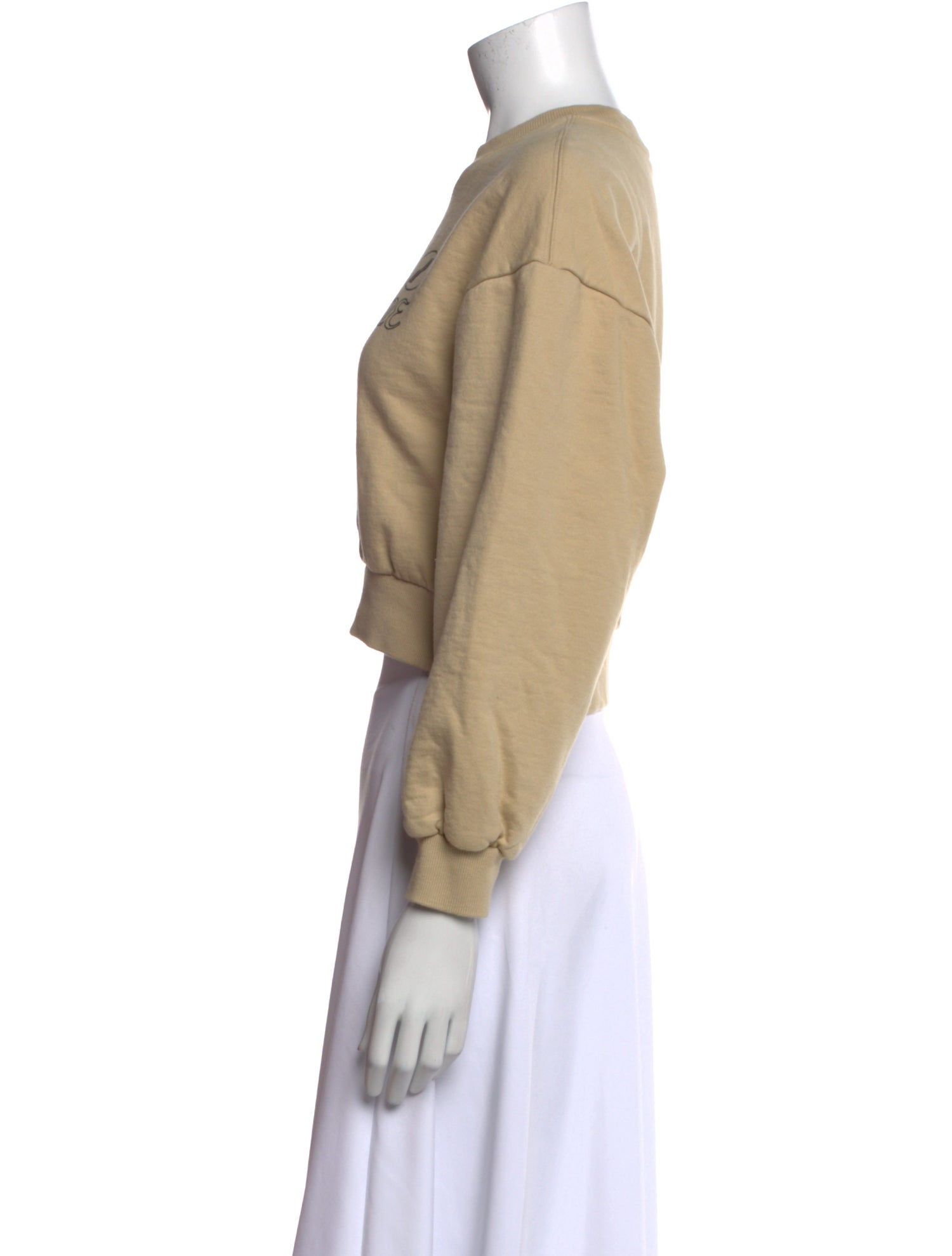 We11Done Graphic Print Crew Neck Sweatshirt