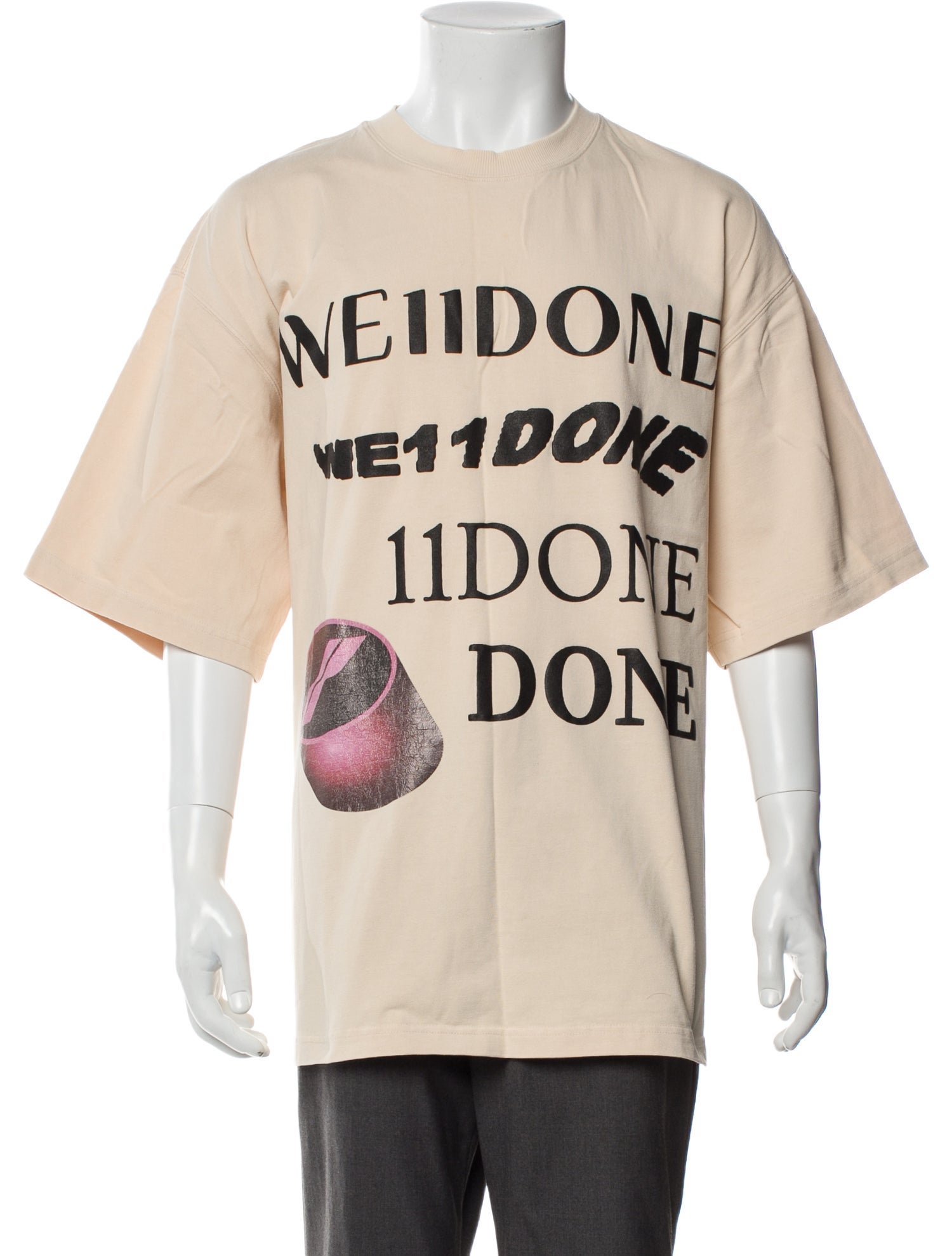 We11Done Graphic Print Crew Neck T-Shirt