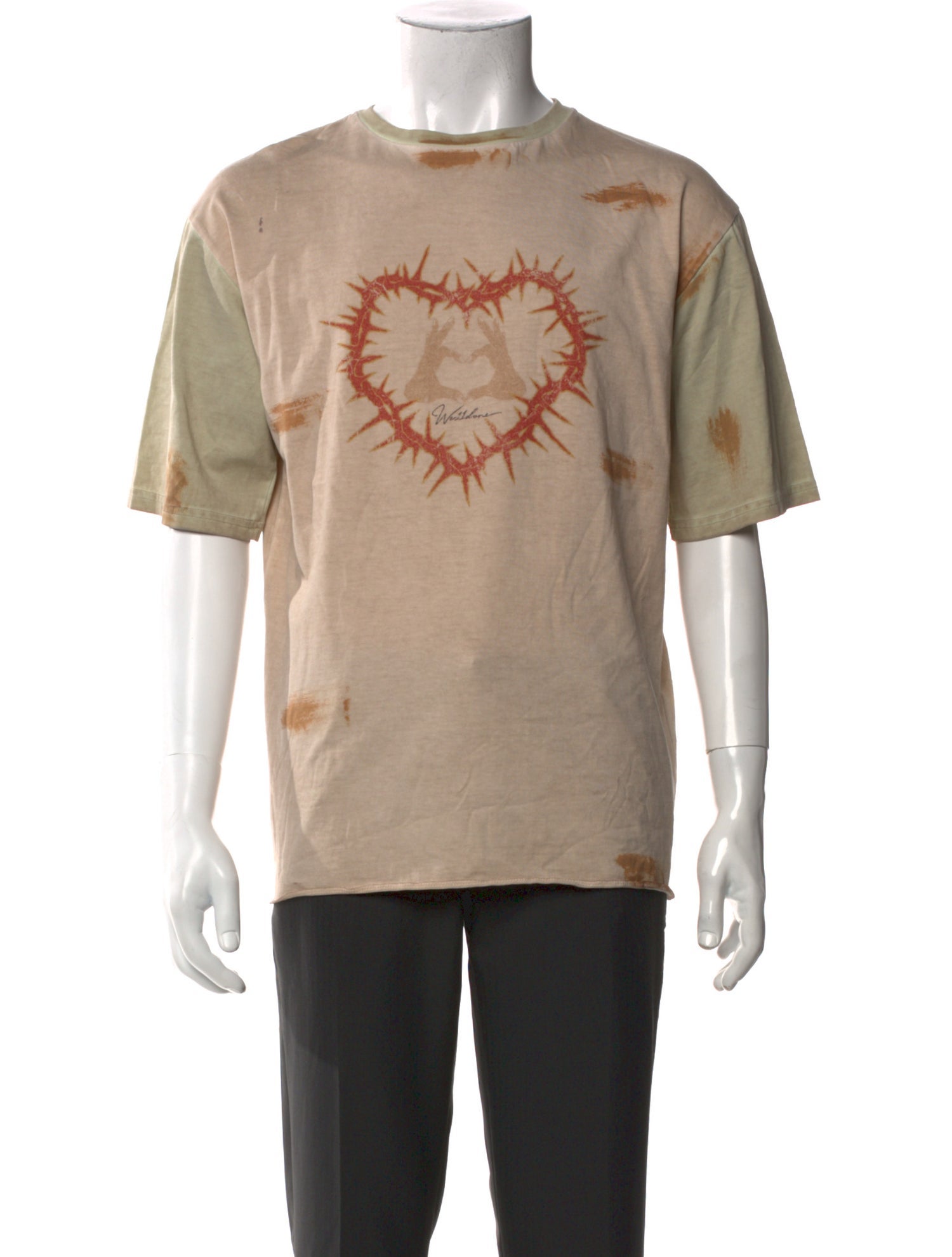 We11Done Graphic Print Crew Neck T-Shirt