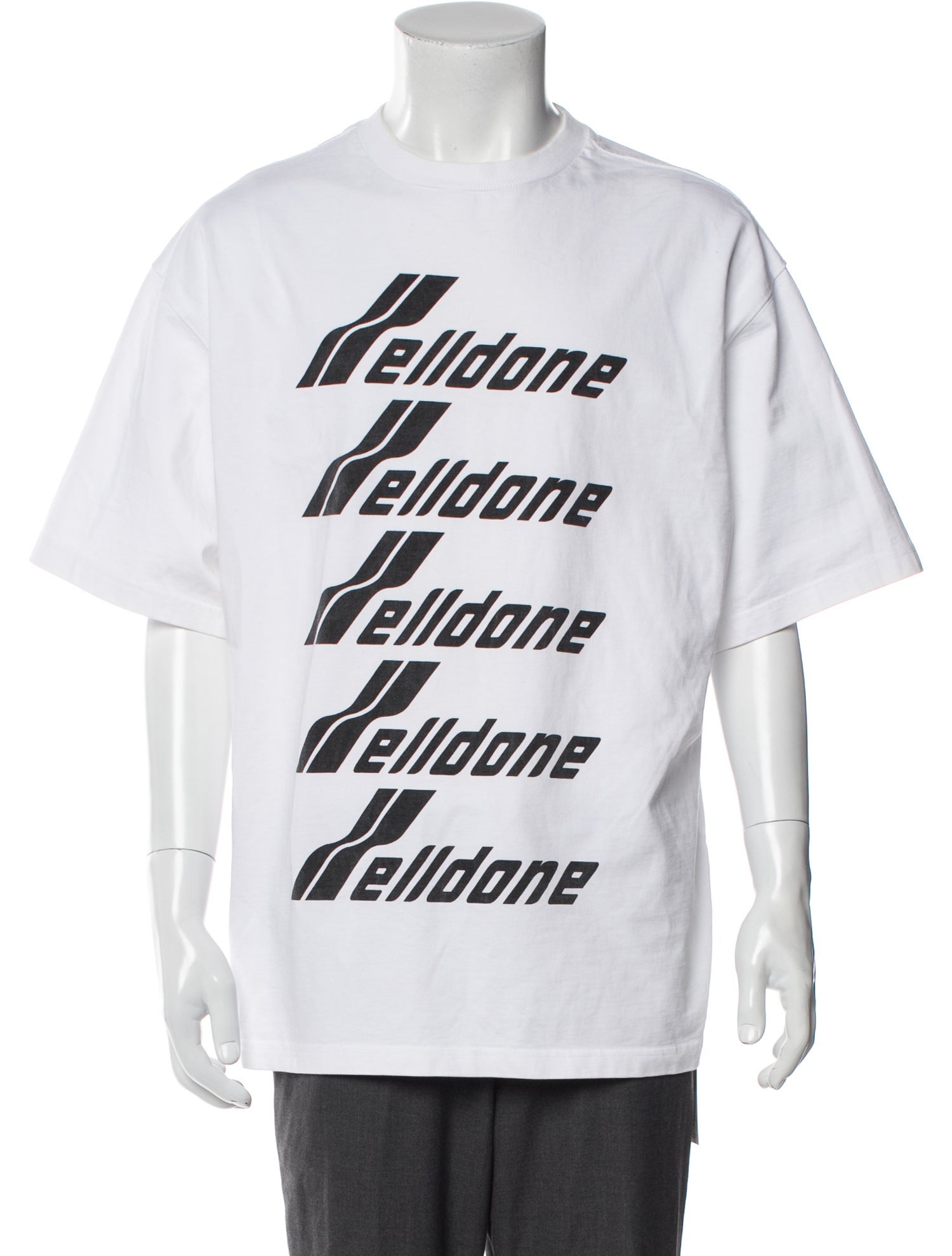 We11Done Graphic Print Crew Neck T-Shirt