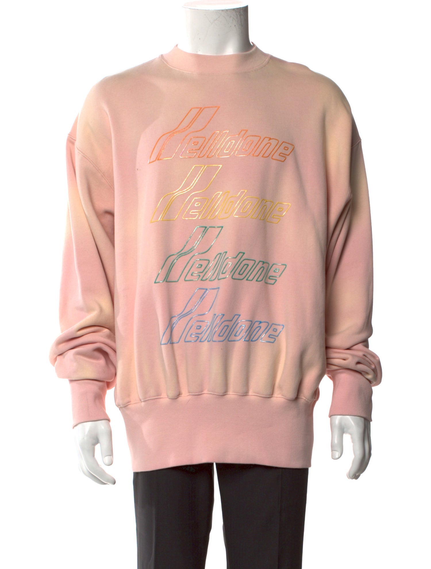 We11Done Graphic Print Crew Neck Sweatshirt w/ Tags