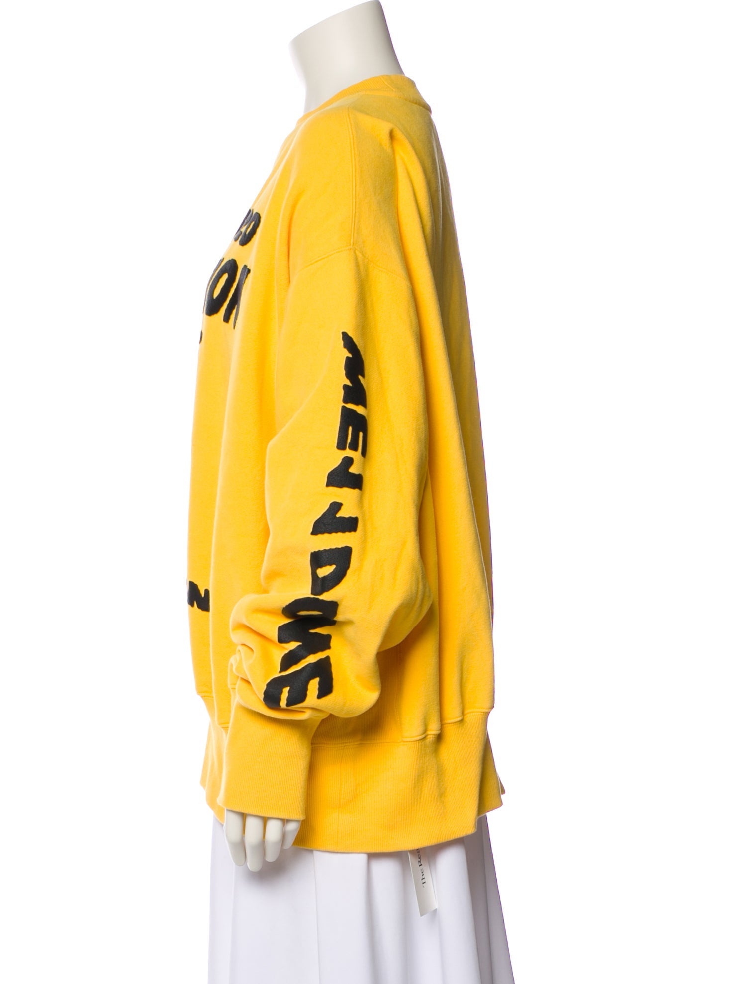 We11Done Graphic Print Crew Neck Sweatshirt