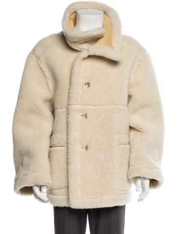 Pre-owned We11 Done Puffer Coat In Neutral