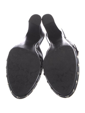 Coach x Anna Sui Leather Mules