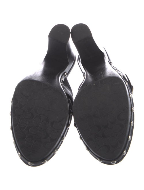 Coach x Anna Sui Leather Mules