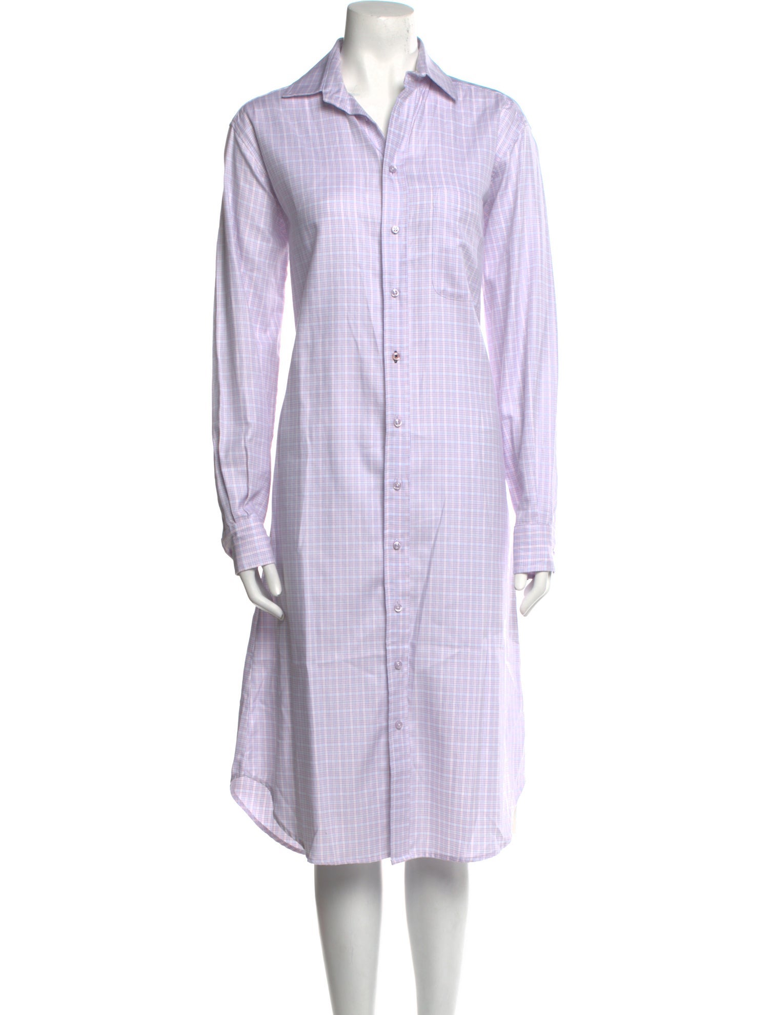 Wear Cissa Plaid Print Midi Length Dress