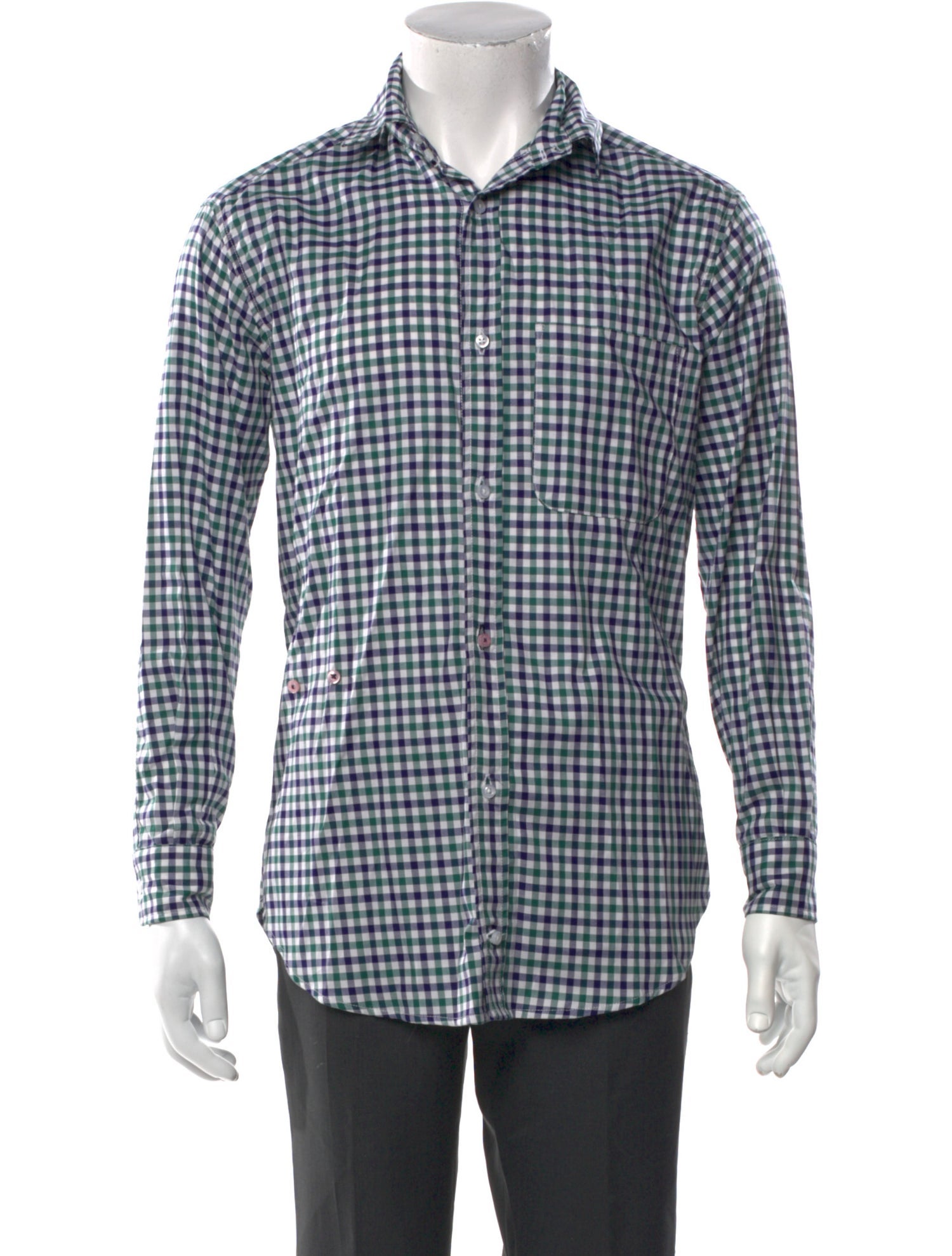 Wear Cissa Plaid Print Long Sleeve Shirt